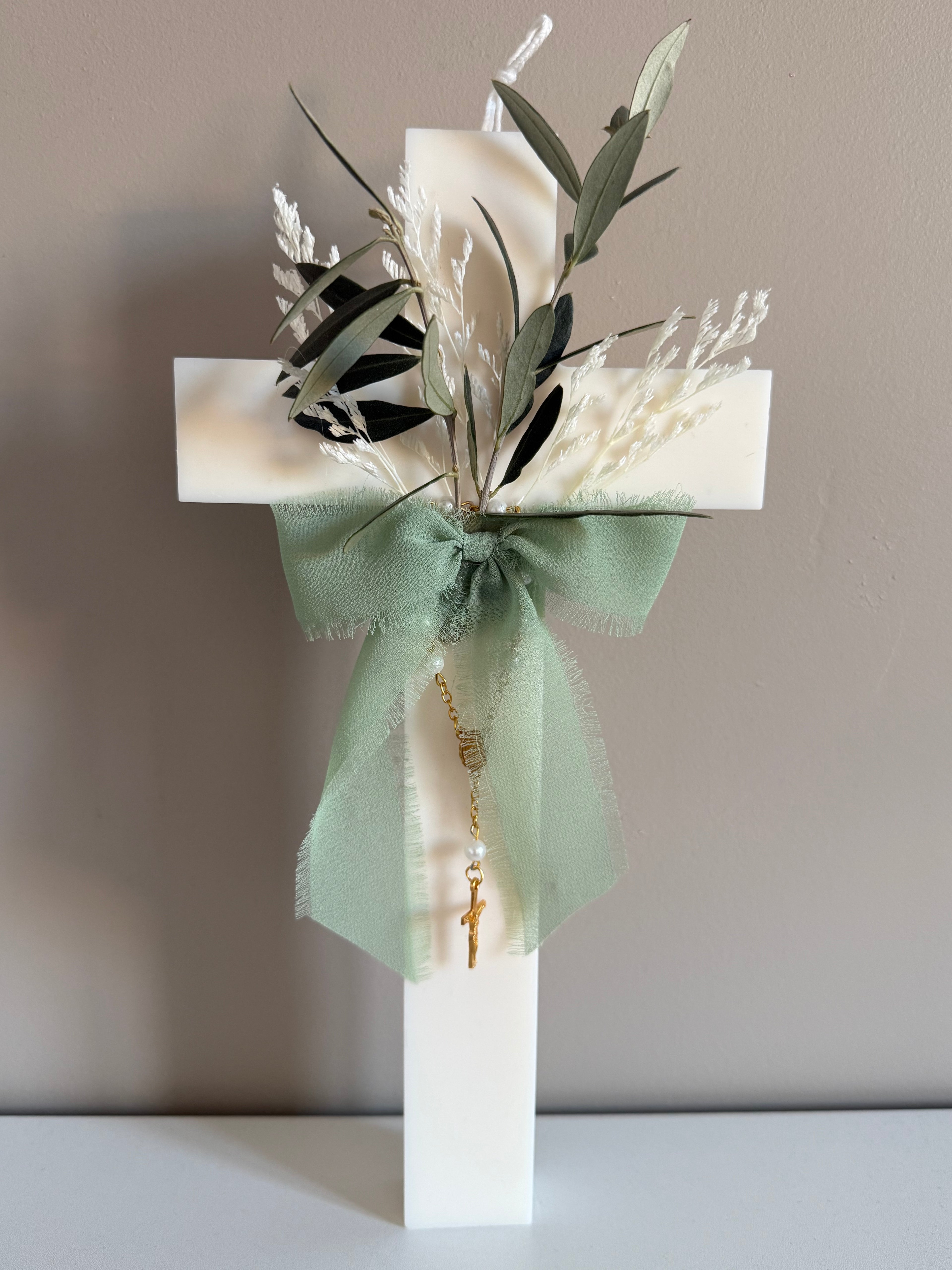 XXL cross candle for Holy Week