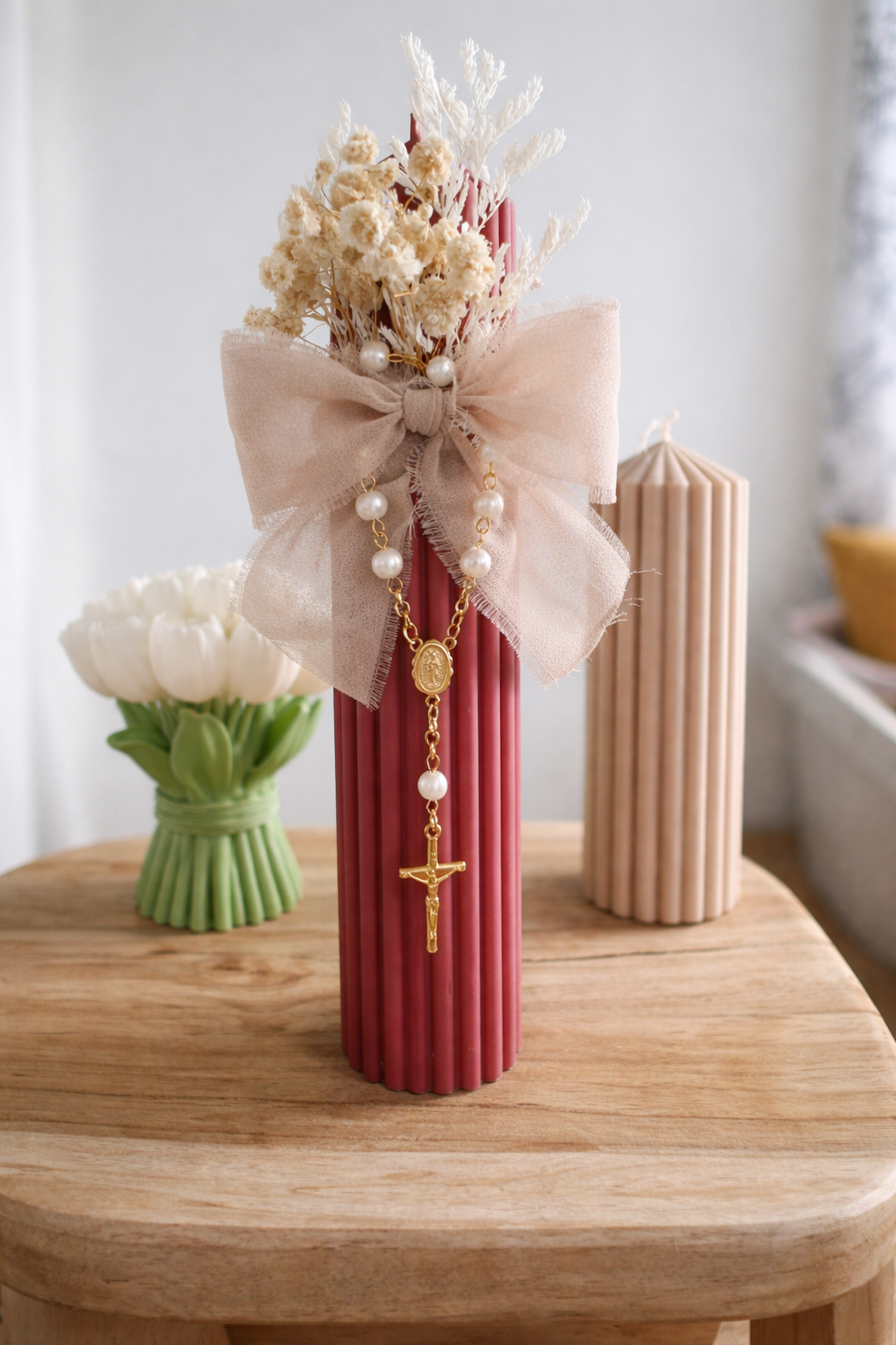 Bougie Pieuse pilier