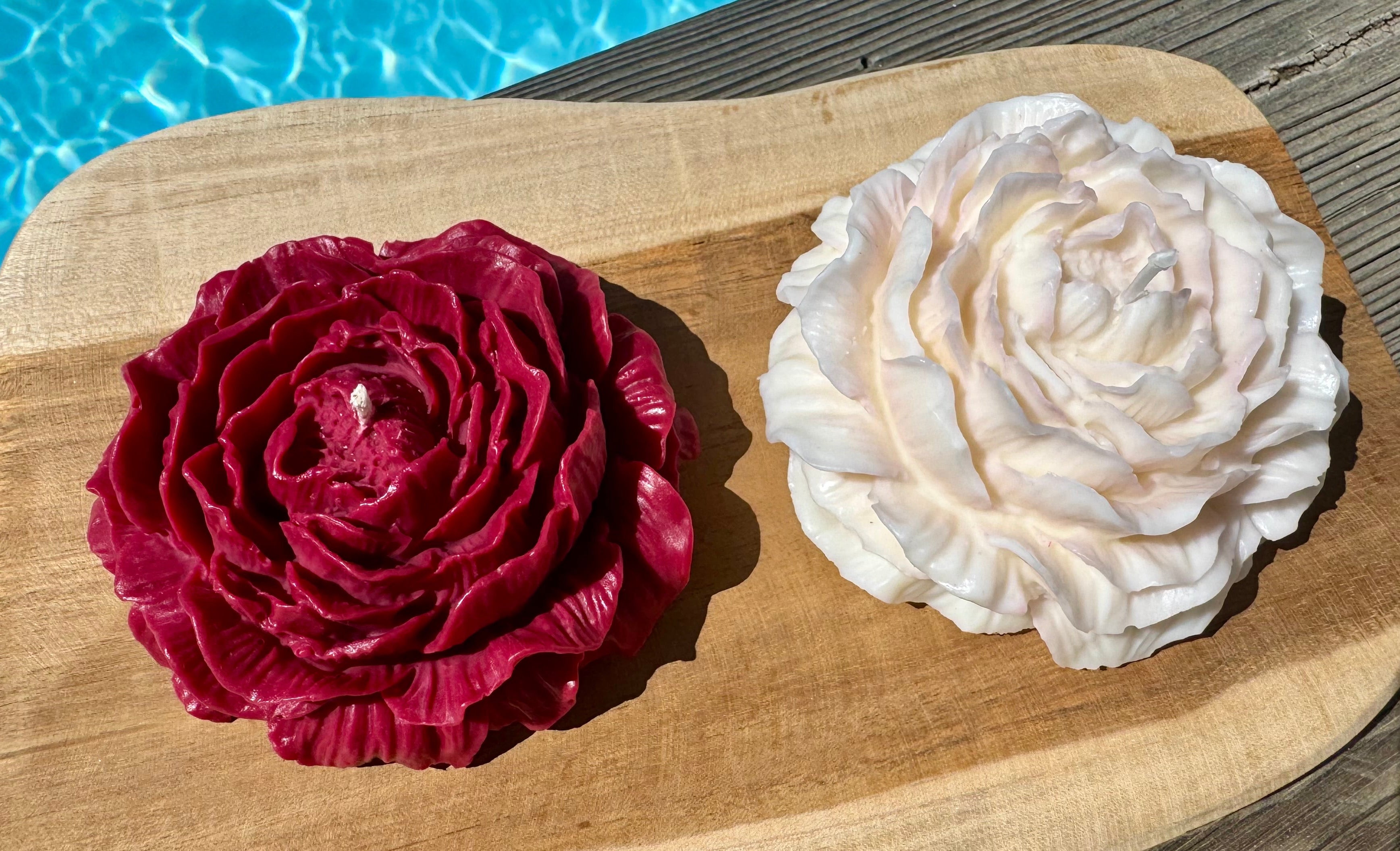 XXL Handcrafted Peony Candle